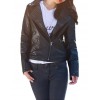 Fashion Women Autumn PU Leather Jacket Rivet Motorcycle Biker Zip Coat Faux Leather Street Jaqueta Outerwear