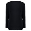New Fashion Women T-shirt Solid Color V Neck Short Sleeve Rounded Hem Long Casual Party Wear Summer Tops